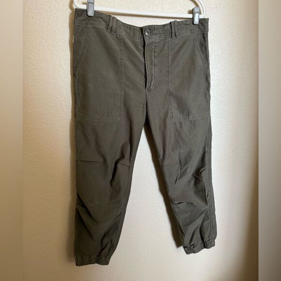 Citizens of Humanity Agni Utility Carho Trousers Sz 31 Tea Leaf Green Low Rise - Picture 2 of 9